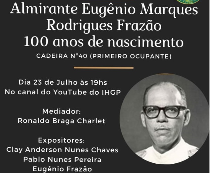 LIVE em homenagem aos 100 anos de nascimento do Almirante Eugênio Frazão.