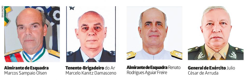 NAVEGAÇÃO EM FOCO – Os novos comandantes das Forças Armadas