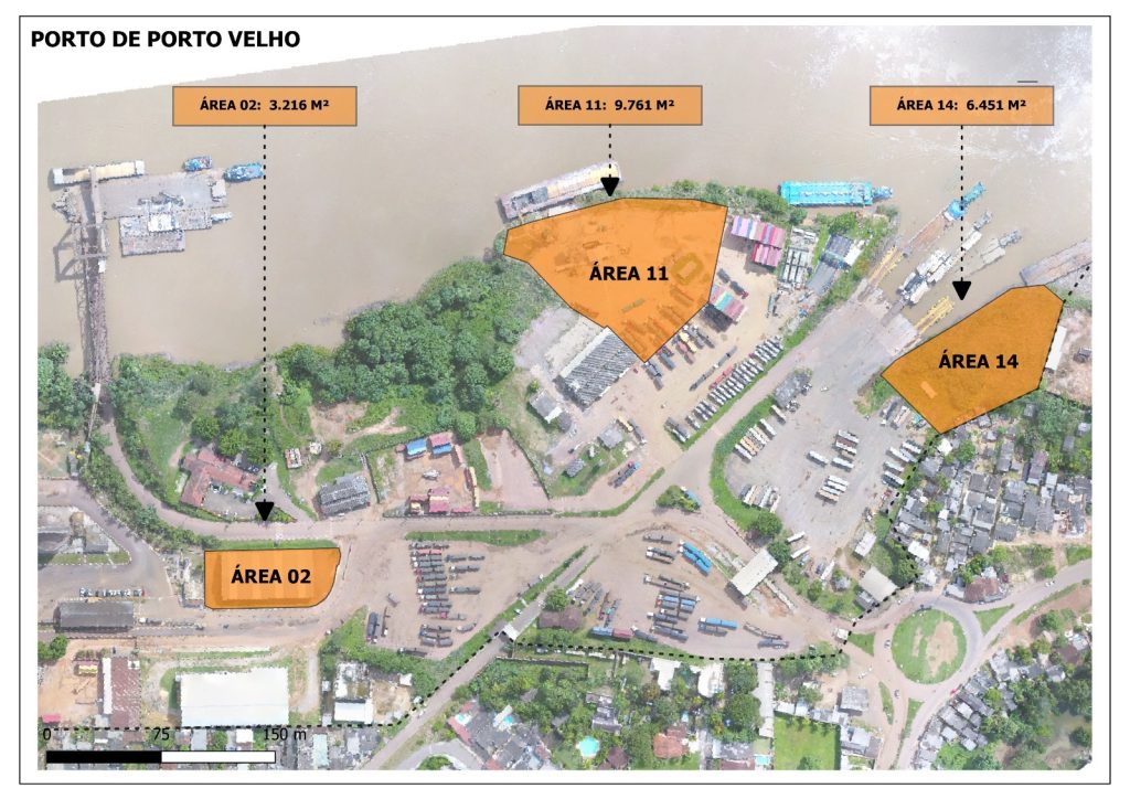 OPORTUNIDADE – Porto de Porto Velho oferece três áreas para uso temporário e impulsiona negócios