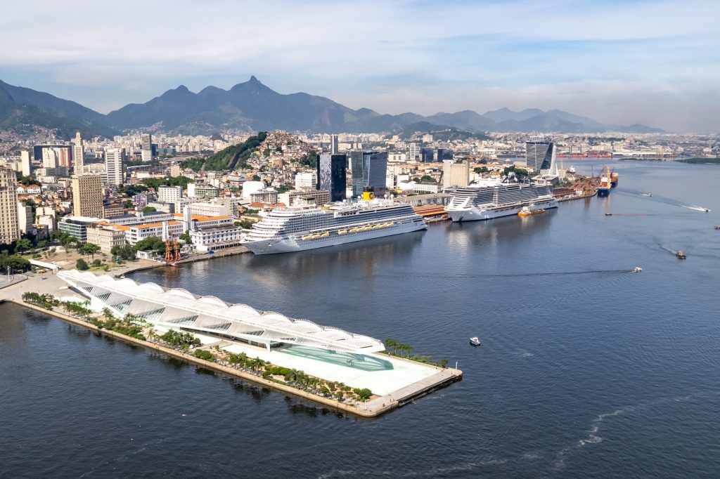 Temporada de cruzeiros 2025/2026 tem início no Porto do Rio de Janeiro.