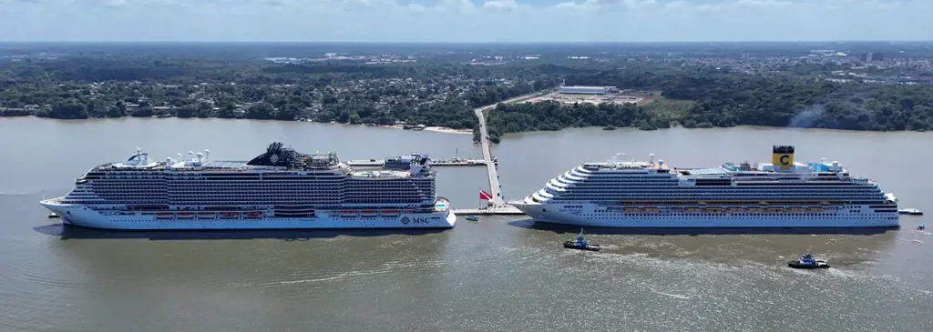 NAVEGAÇÃO EM FOCO – Navios de cruzeiro deixam Belém após apoiar a COP 30.